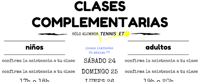 CLASES COMPLEMENTARIAS